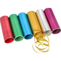Serpentiner Papstar Metallic, blandade färger, 4m