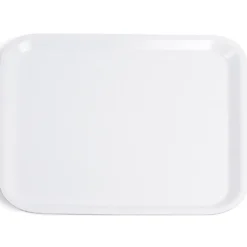 Serveringsbricka Laminat Vit, 43x33 cm