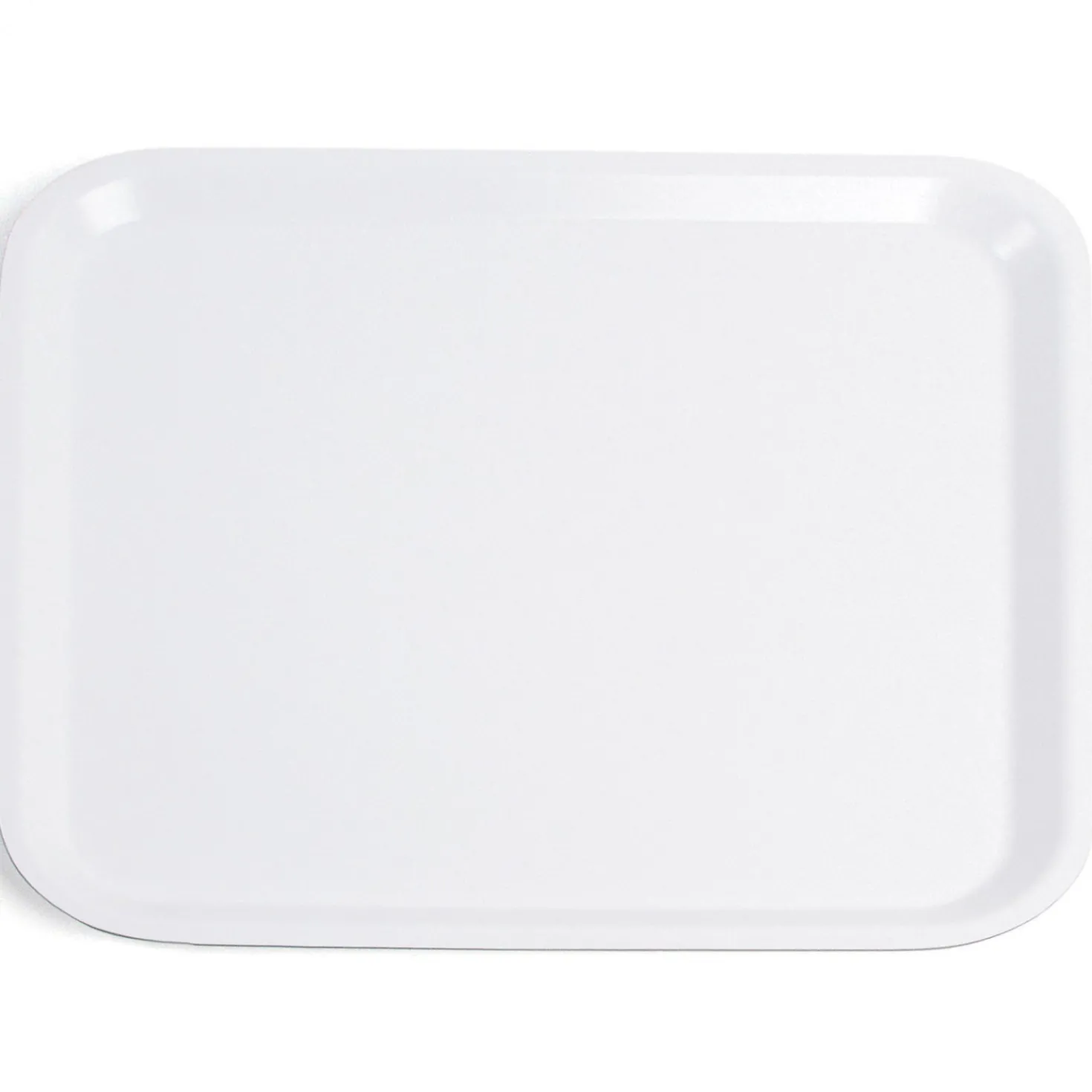 Serveringsbricka Laminat Vit, 43x33 cm