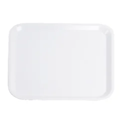 Serveringsbricka Laminat Vit, 43x33 cm