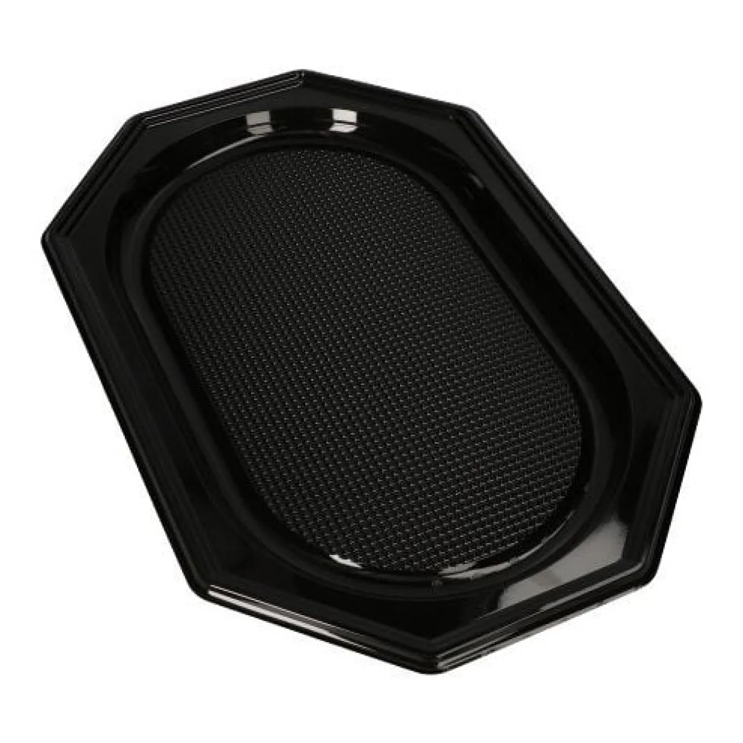 Serveringsfat Papstar PET Svart, 45x30 cm, 10 st