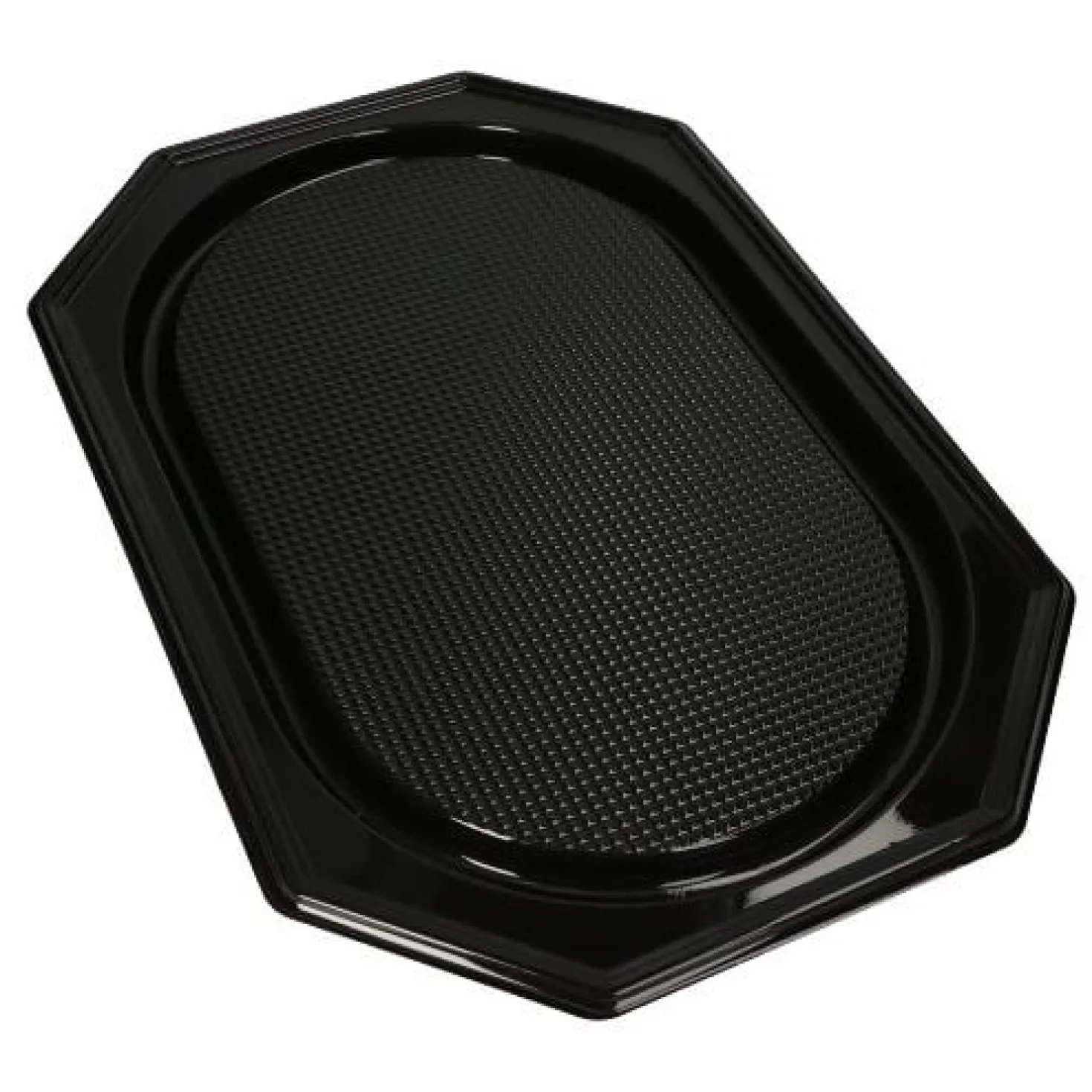 Serveringsfat Papstar PET Svart, 53x35 cm, 10 st