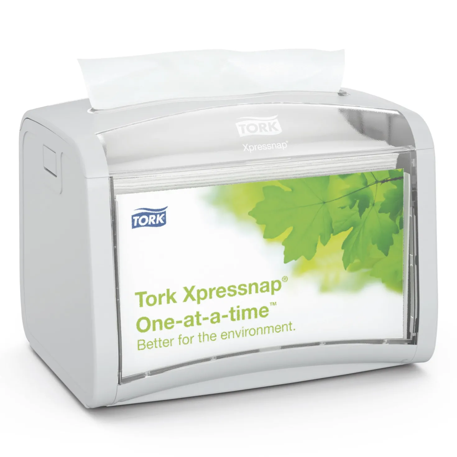Servettdispenser Tork N4 Toppmatad, grå, en-i-taget