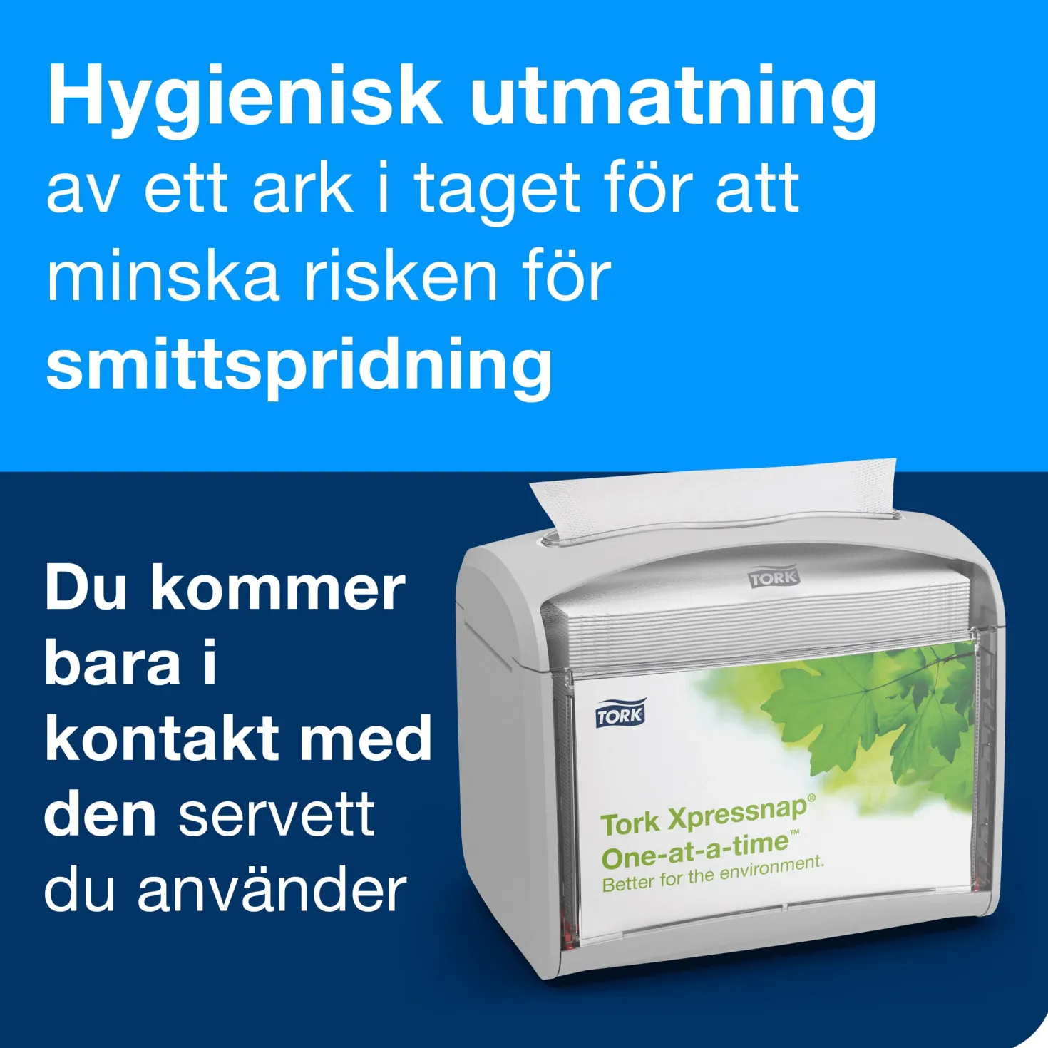 Servettdispenser Tork N4 Toppmatad, grå, en-i-taget
