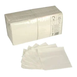 Servett Papstar 1-lagers, vit, 33x33 cm, 500 st
