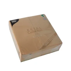 Servett Papstar Premium Airlaid, sand, 40x40 cm, 1/8-vikt, 50 st
