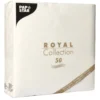 Servett Papstar Royal Collection Premium, vit, 40x40 cm, 50 st