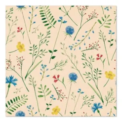 Servett Papstar Sommaräng 3-lags, 33x33cm, 1/4-vikt, 20 st