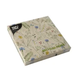 Servett Papstar Sommaräng 3-lags, 33x33cm, 1/4-vikt, 20 st