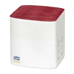 Servett Tork Xpressnap Snack N10 Bordeaux, 2-lager, 500 st