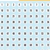 Sifferetiketter Herma 1-540, Ø8 mm, permanenta, 540 st