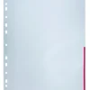 Signalficka Bantex A4, röd, kopiesäker, universalhål, 100 st
