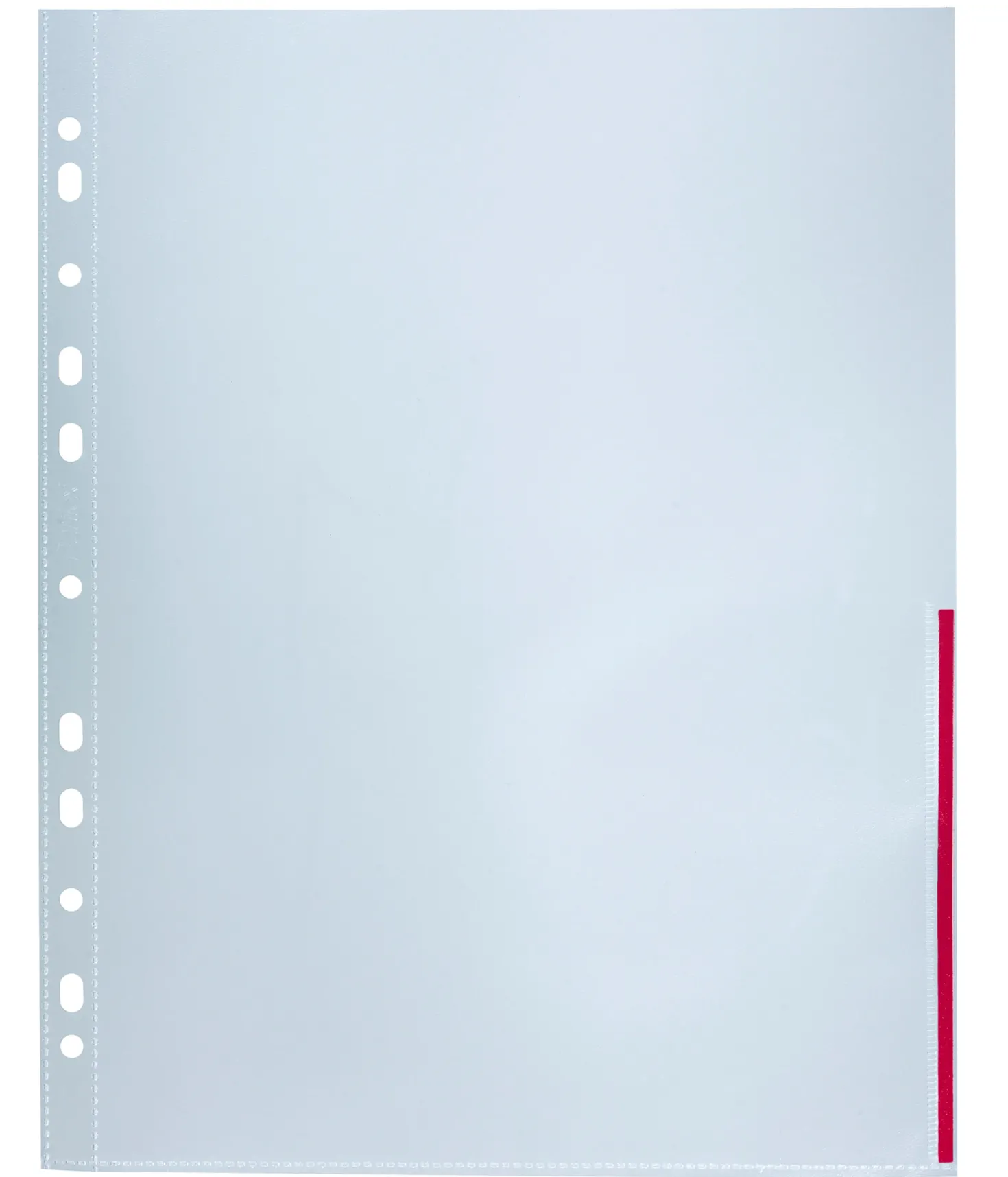 Signalficka Bantex A4, röd, kopiesäker, universalhål, 100 st