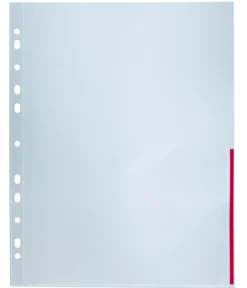 Signalficka Bantex A4, röd, kopiesäker, 10 st/fp