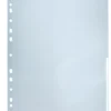 Signalficka Bantex A4, vit, reflexfri, 0,12 mm, 10 st