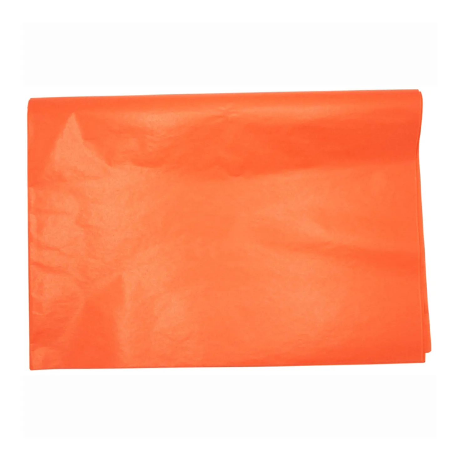 Silkespapper Orange Storformat, 51x76 cm, 25 ark