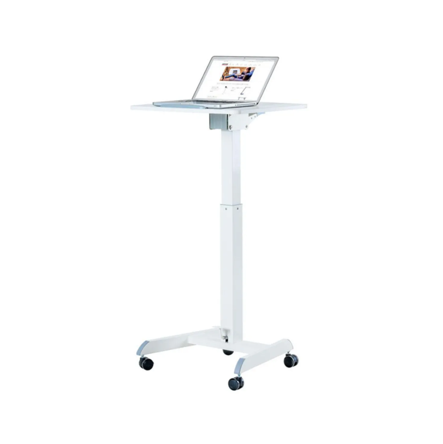 Sitt/ståbord Sun-Flex Easydesk Pro, 60x52 cm, vit