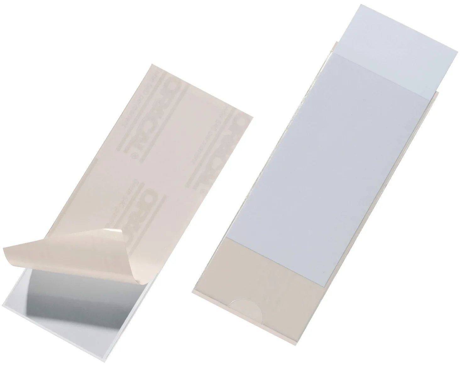 Självhäftande ficka Durable POCKETFIX®, 150x58 mm, 10 st