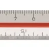 Skallinjal Linex 347, 1:100-1:600, 15 cm, triangulär