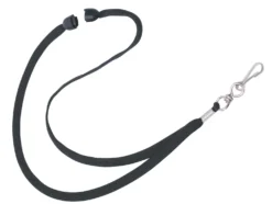 Säkerhetsband CardKeep Lanyard, svart, metallkrok