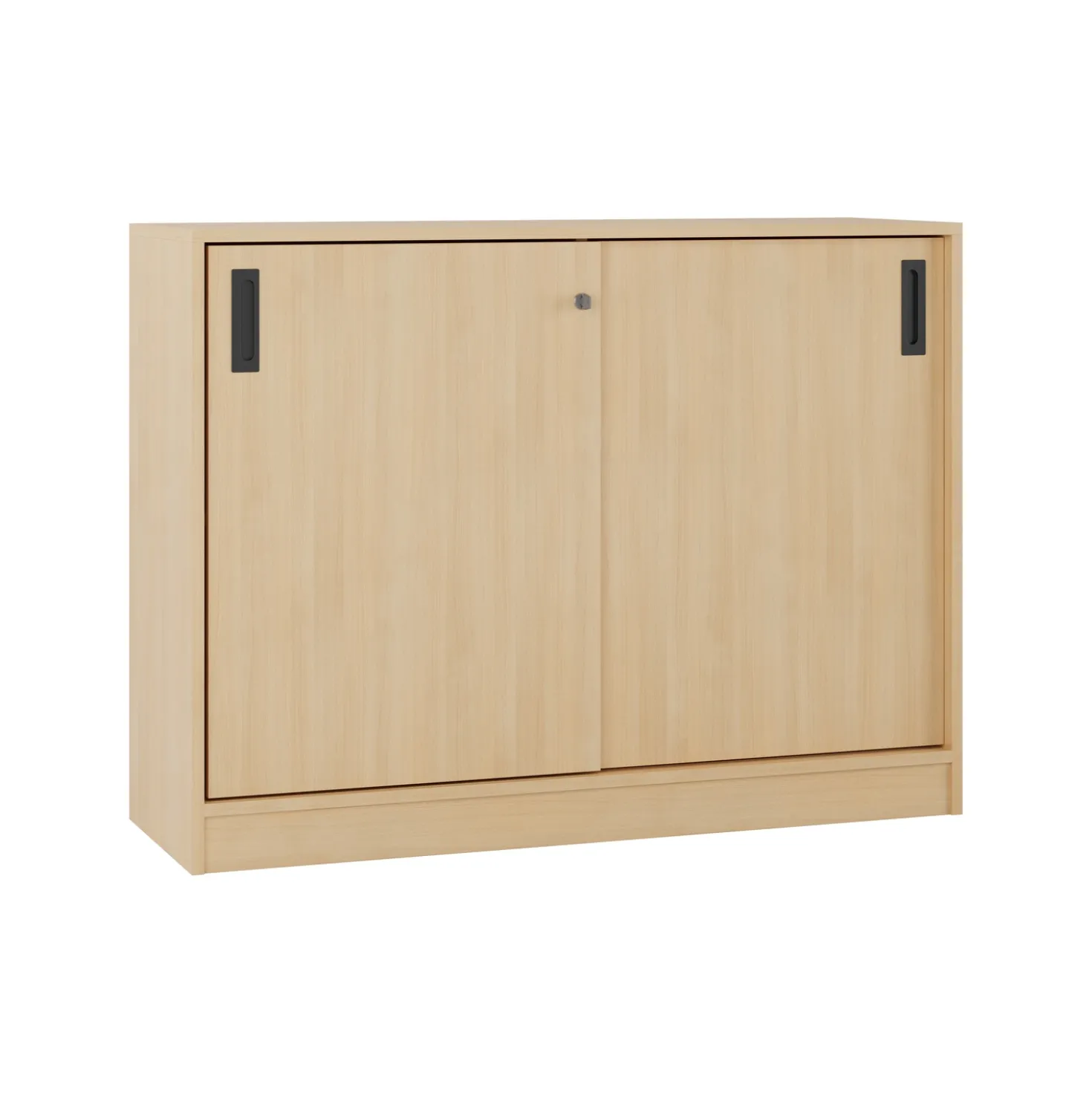 Skjutdörrskåp Lotus Milano, ljus eklaminat, 1200x900 mm