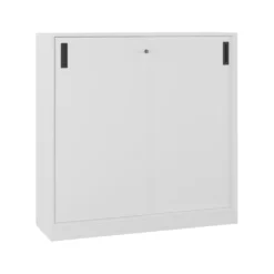 Skjutdörrskåp Lotus Milano, vit laminat, 1200x1200 mm