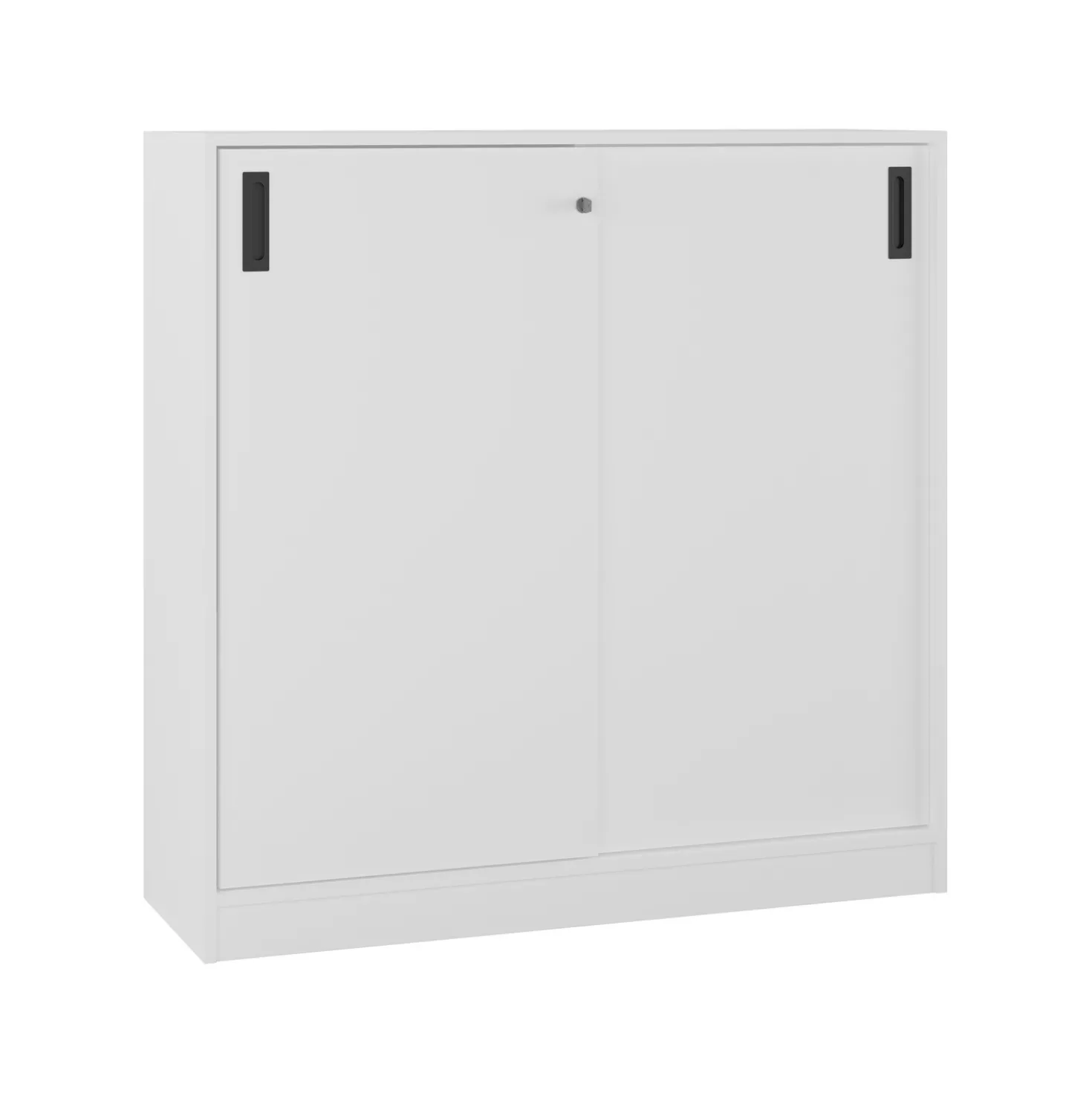 Skjutdörrskåp Lotus Milano, vit laminat, 1200x1200 mm