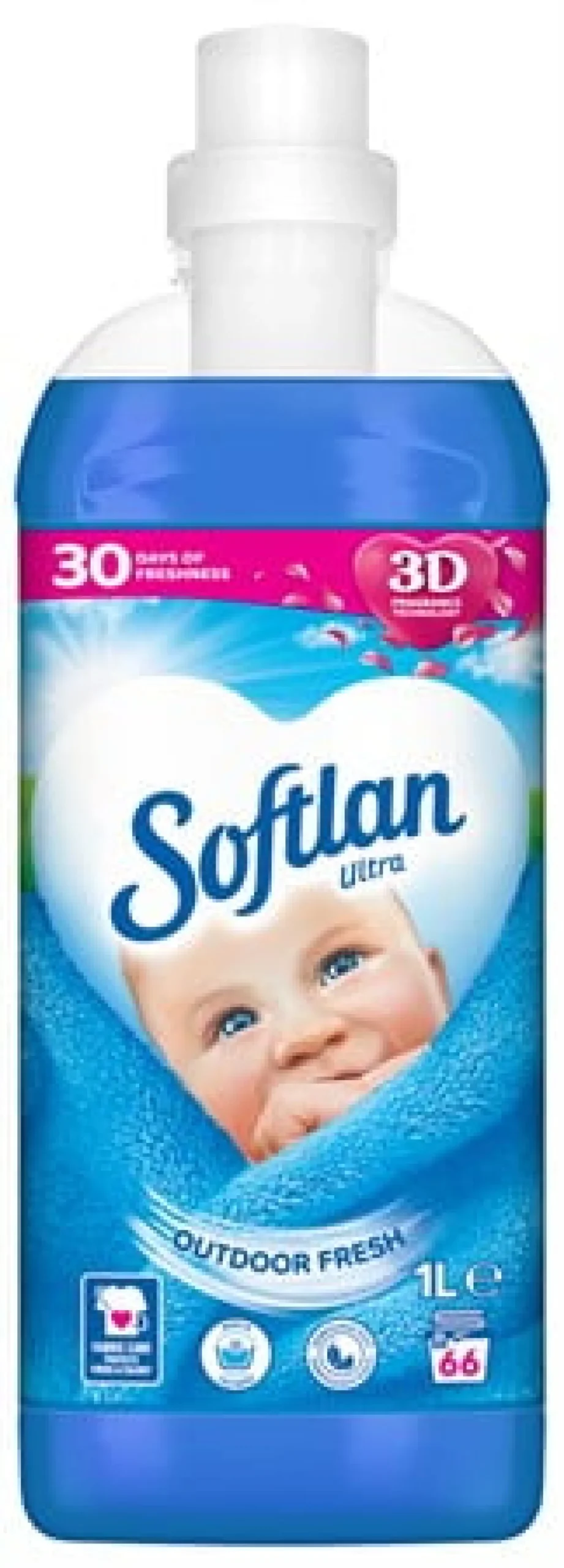 Sköljmedel Softlan Outdoor Fresh, koncentrerat, 1 liter