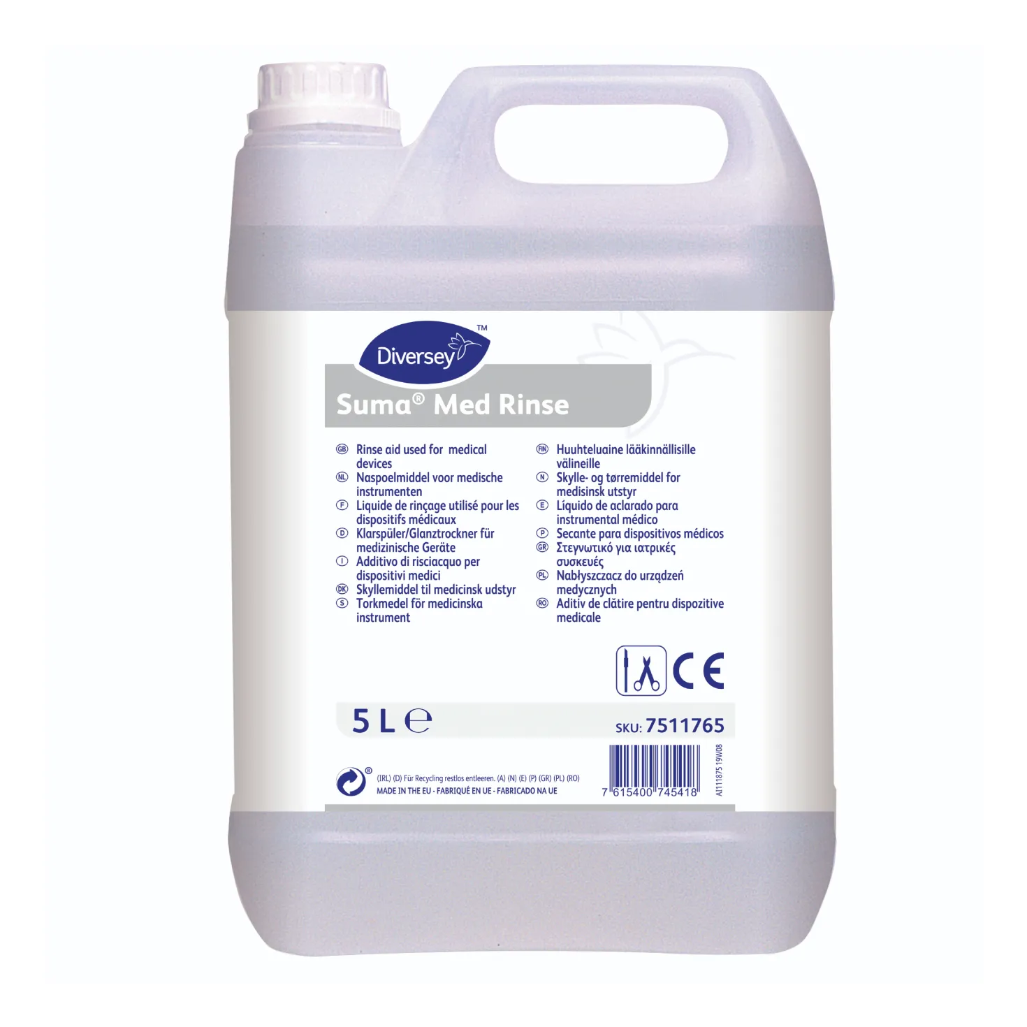 Sköljmedel Suma Med Rinse Instrumentdisk, 5L, 2 st