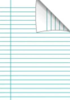 Skolhäfte Bantex A5 linjerat 8,5mm, mörkgrön, 24 blad, 25-pack