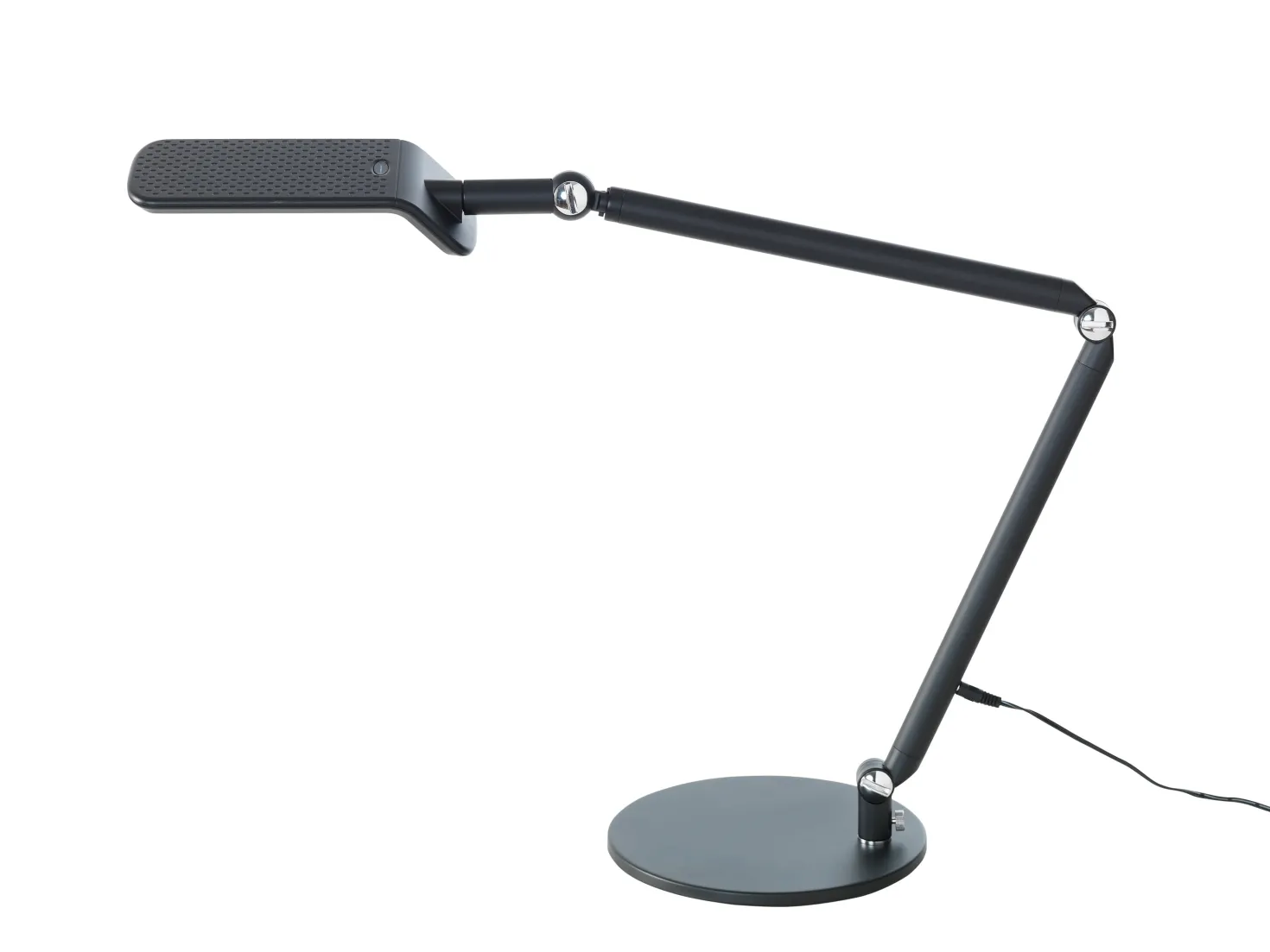 Skrivbordslampa LightUp Lissabon LED, svart, touch-dimmer, 3000 K