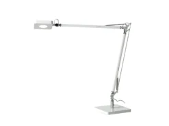 Skrivbordslampa LightUp Madrid, LED 3000 K, vit, touchdimmer