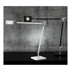 Skrivbordslampa LightUp Madrid, LED 3000 K, vit, touchdimmer