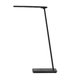 Skrivbordslampa LightUp Singapore LED, Qi-laddare, svart
