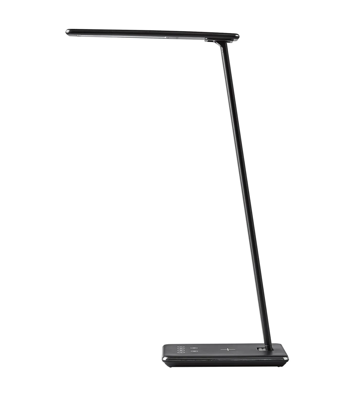 Skrivbordslampa LightUp Singapore LED, Qi-laddare, svart