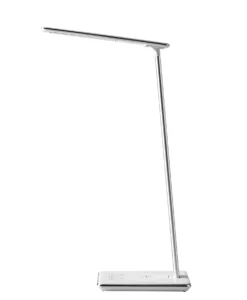 Skrivbordslampa LightUp Singapore med Qi-laddare, vit