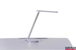 Skrivbordslampa Sun-Flex Qlite, vit, USB och nätadapter