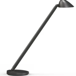 Skrivbordslampa Unilux Jack LED, dimbar, USB-port, svart