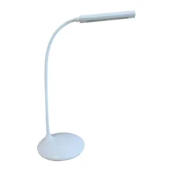 Skrivbordslampa Unilux Nelly LED, portabel, 369 lm, vit