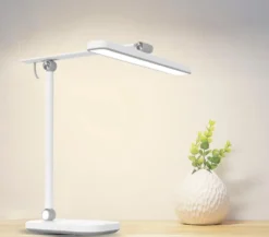Skrivbordslampa Unilux Pureline LED, vit, justerbar färgtemperatur