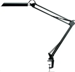 Skrivbordslampa Unilux Swingo LED 2.0, svart, 8W, 3500 K