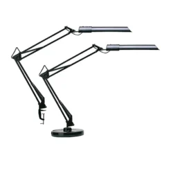 Skrivbordslampa Unilux Swingo LED 2.0, svart, 8W, 3500 K