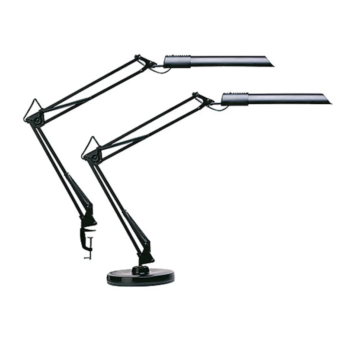 Skrivbordslampa Unilux Swingo LED 2.0, svart, 8W, 3500 K