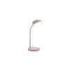 Skrivbordslampa Unilux Tamy LED, ljusrosa, flexibel arm