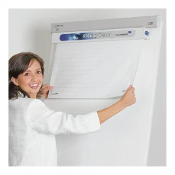 Skrivfilm Legamaster Magic Chart Statisk, rutat, vit, 60x80 cm, 25 ark