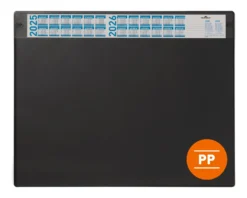 Skrivunderlägg Durable med kalender och klaff, 65x48 cm, PP
