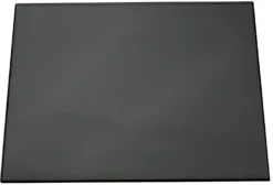 Skrivunderlägg Durable PVC, svart, 65x52 cm, genomskinlig yta
