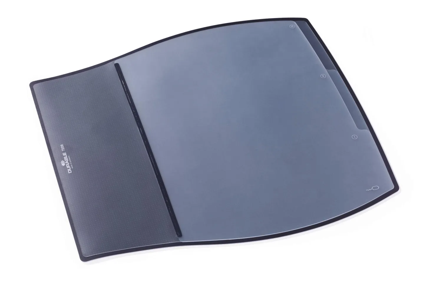 Skrivunderlägg Durable WORK PAD, med musmatta, 3-delad klaff