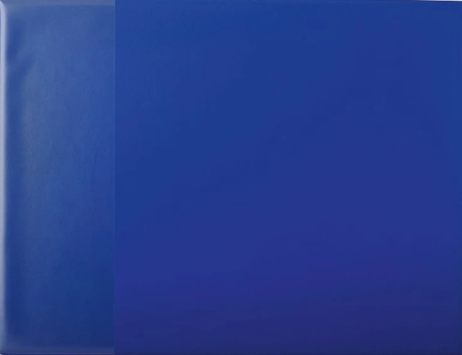 Skrivunderlägg PP Blå, 53x40 cm, transparent dokumentflik