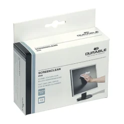 Skärmrengöring Durable Screenclean Våt och Torrduk, 10 set